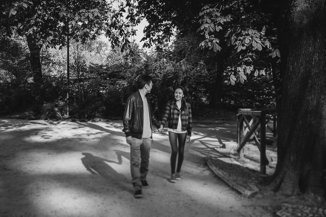 Engagement photo in Milan