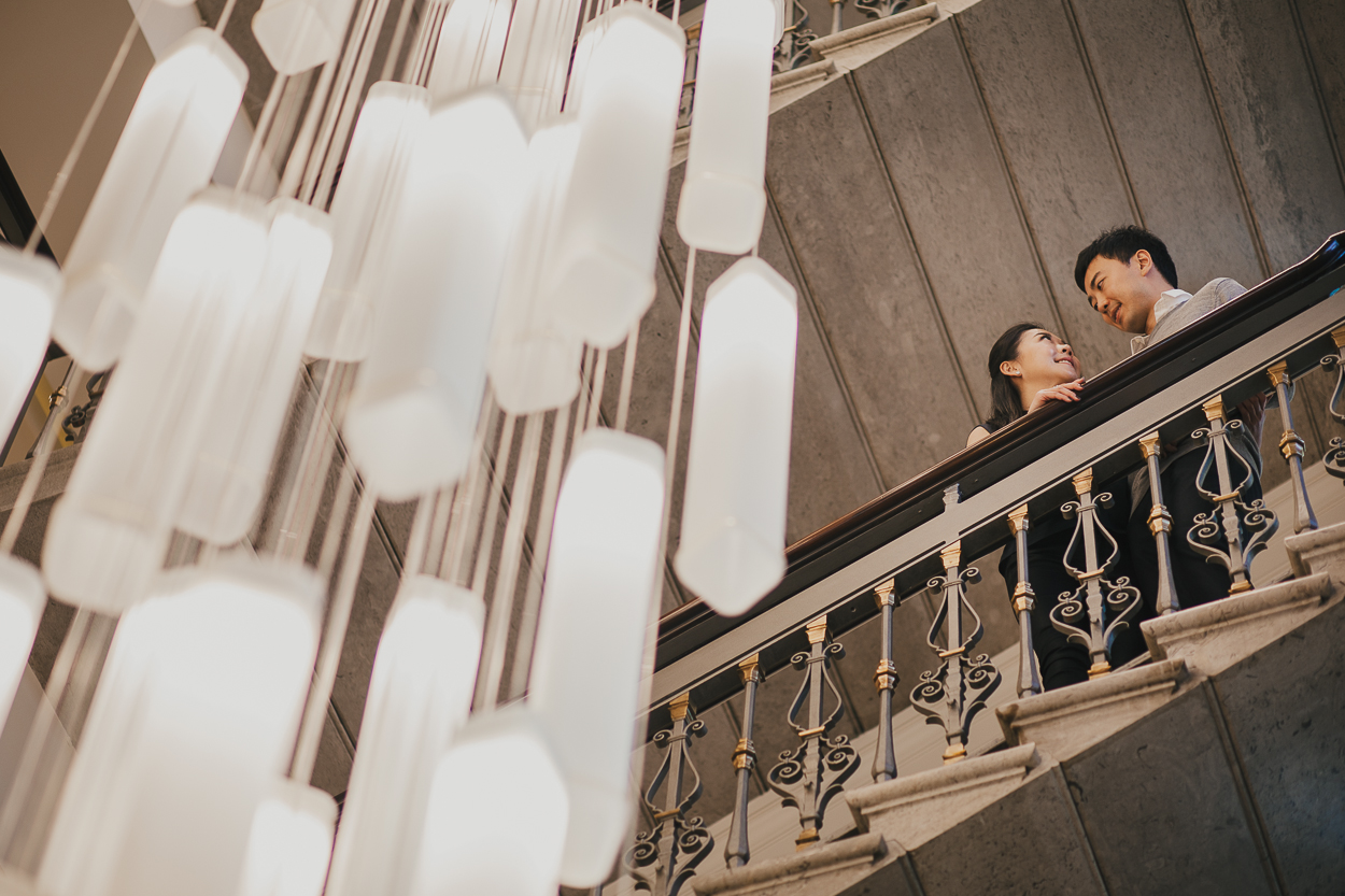 Engagement photo in Milan