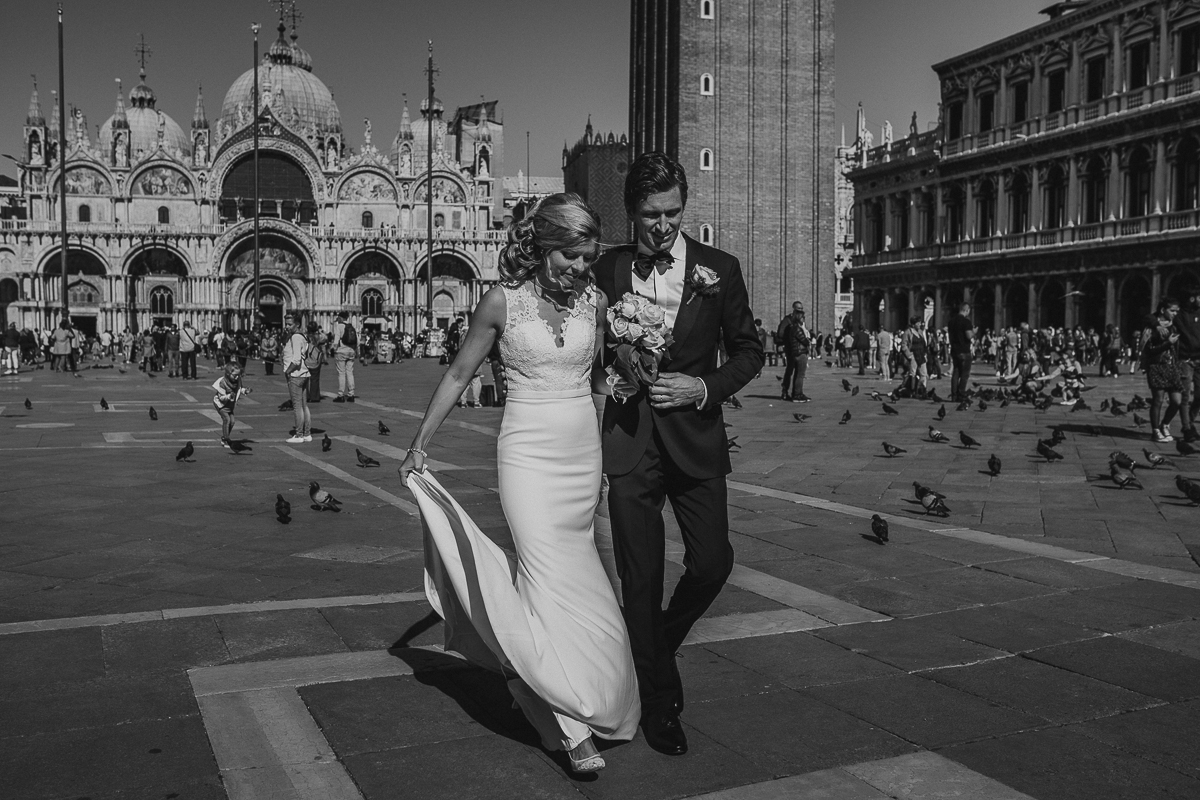 Intimate wedding in venice