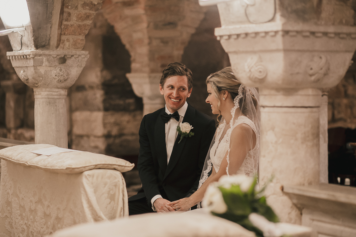 Intimate wedding in venice