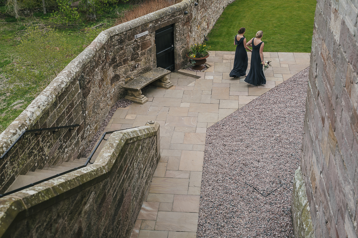 wedding in scotland - Borthwick Castle