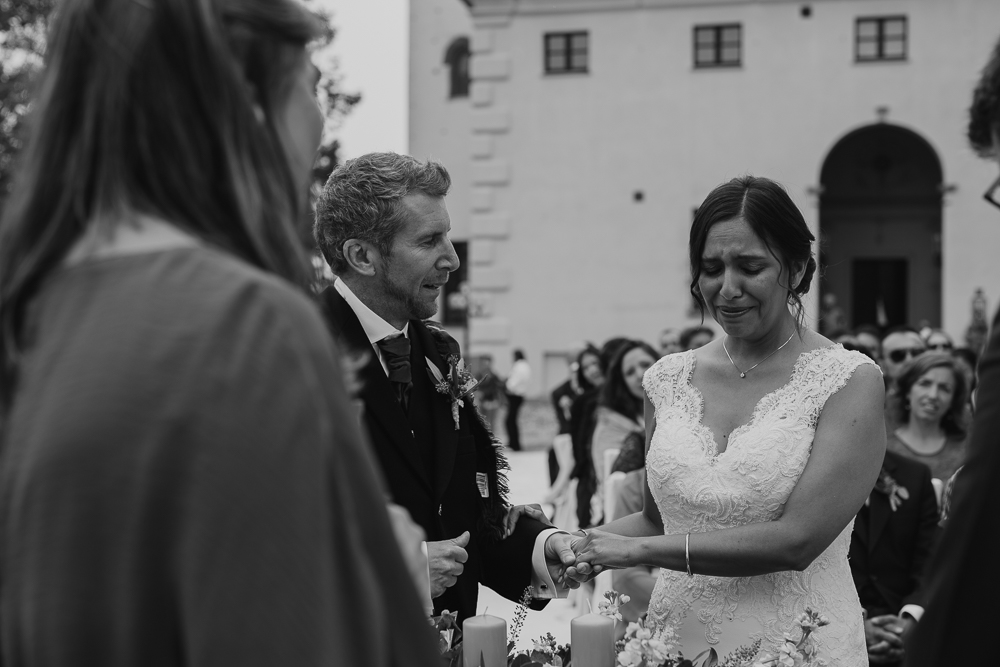 Castello Cortanze wedding ceremony
