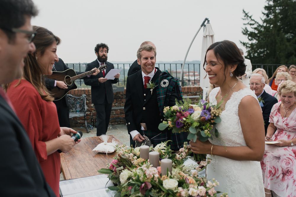 wedding photographer piedmont outdoor ceremony